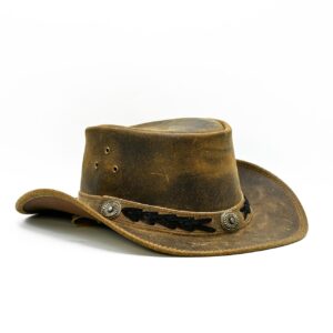 Brown Jade Frontier – Distressed Earth Cowboy Hat