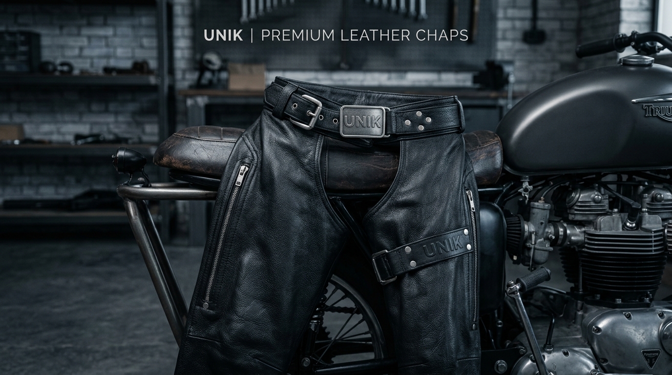 unik leather chaps