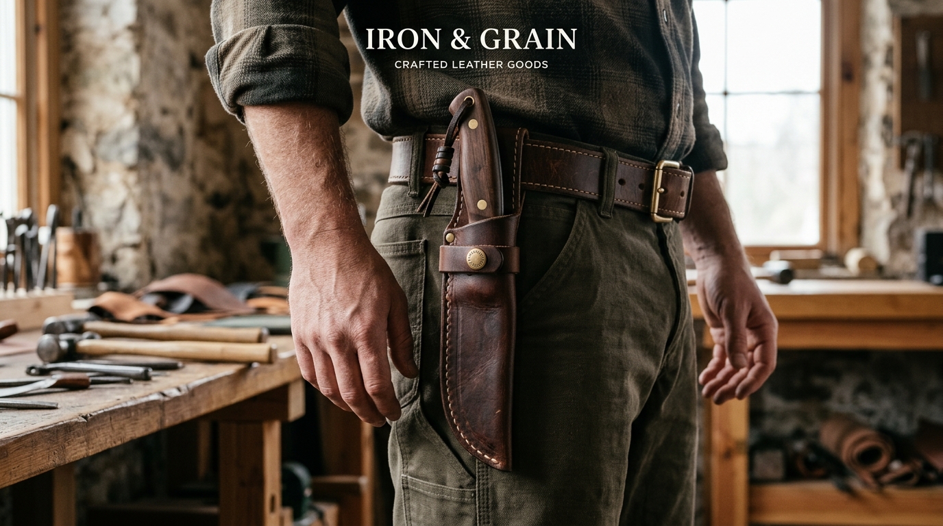 knife and sheath for belt​