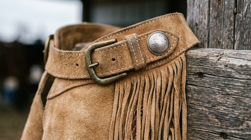 leather rodeo chaps​