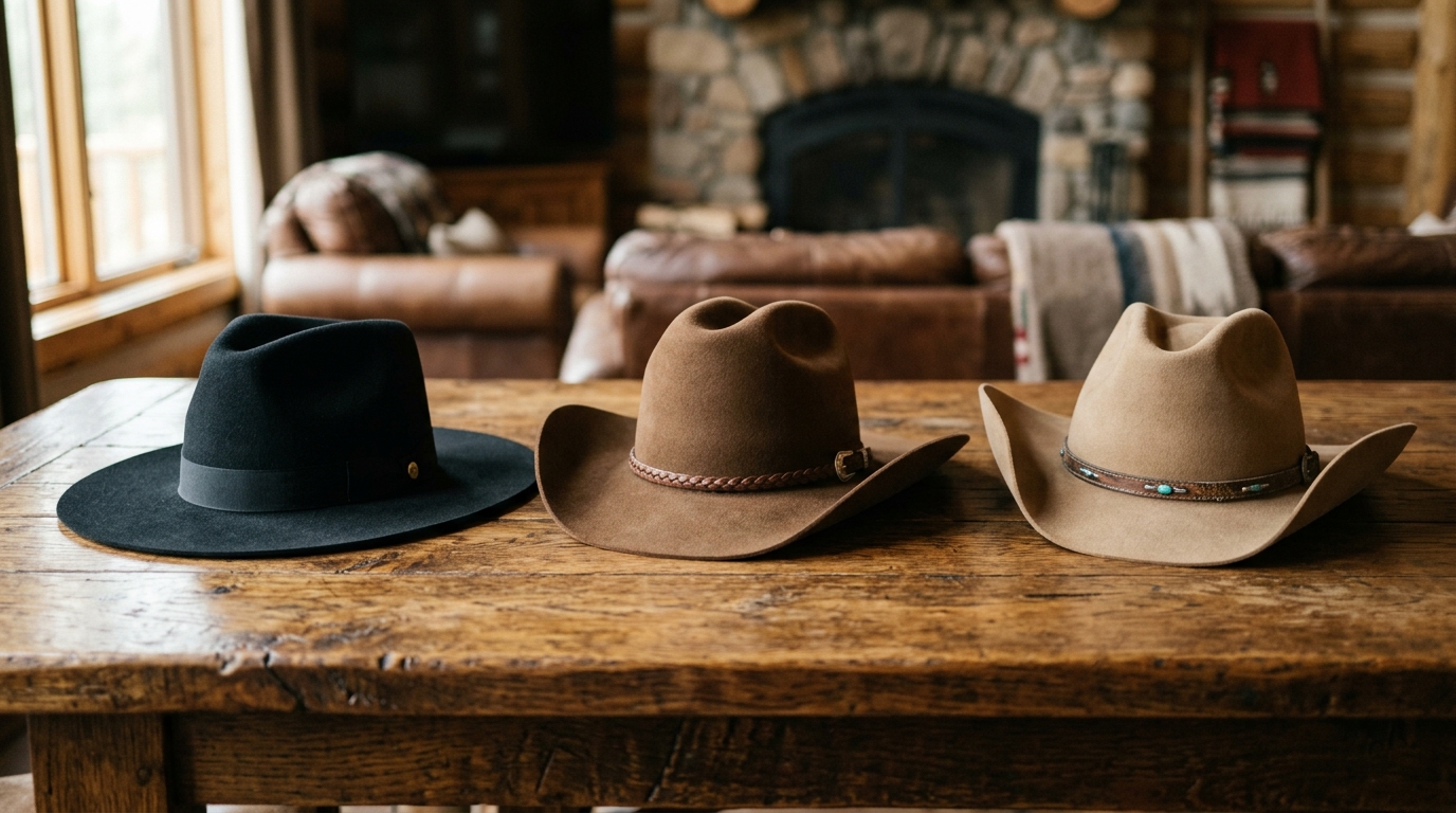 cowboy hat brim shapes