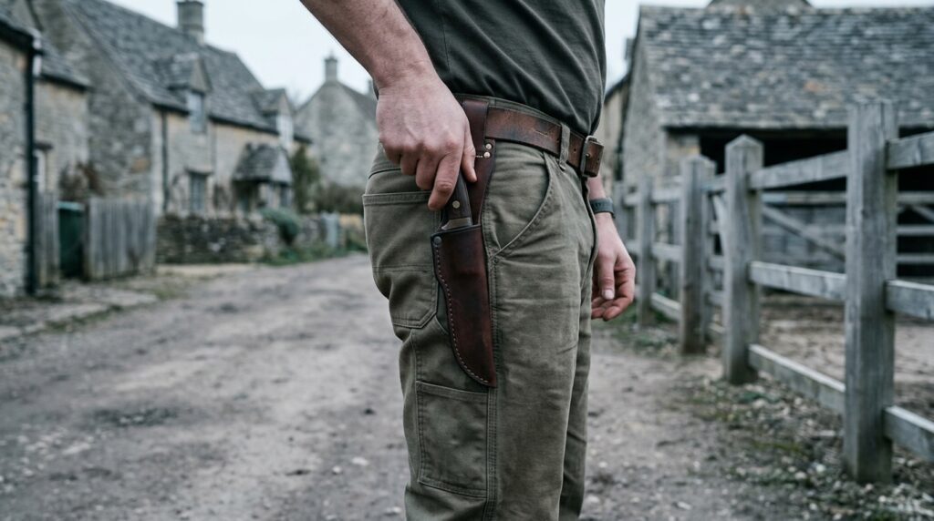 custom leather knife sheath​