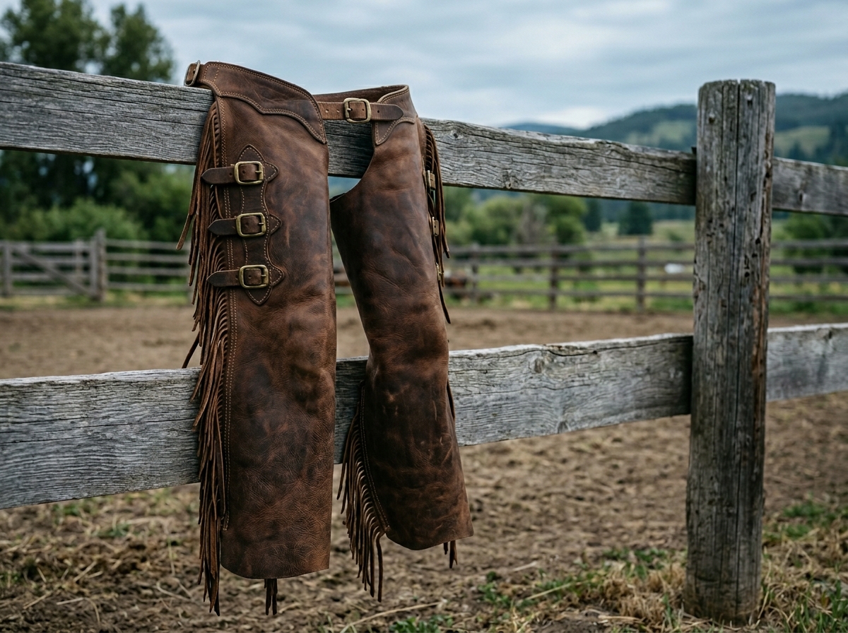Female Leather Chaps: Real Protection for the Ranch and Trail