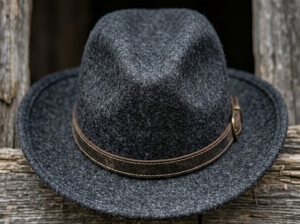 short brim cowboy hat​
