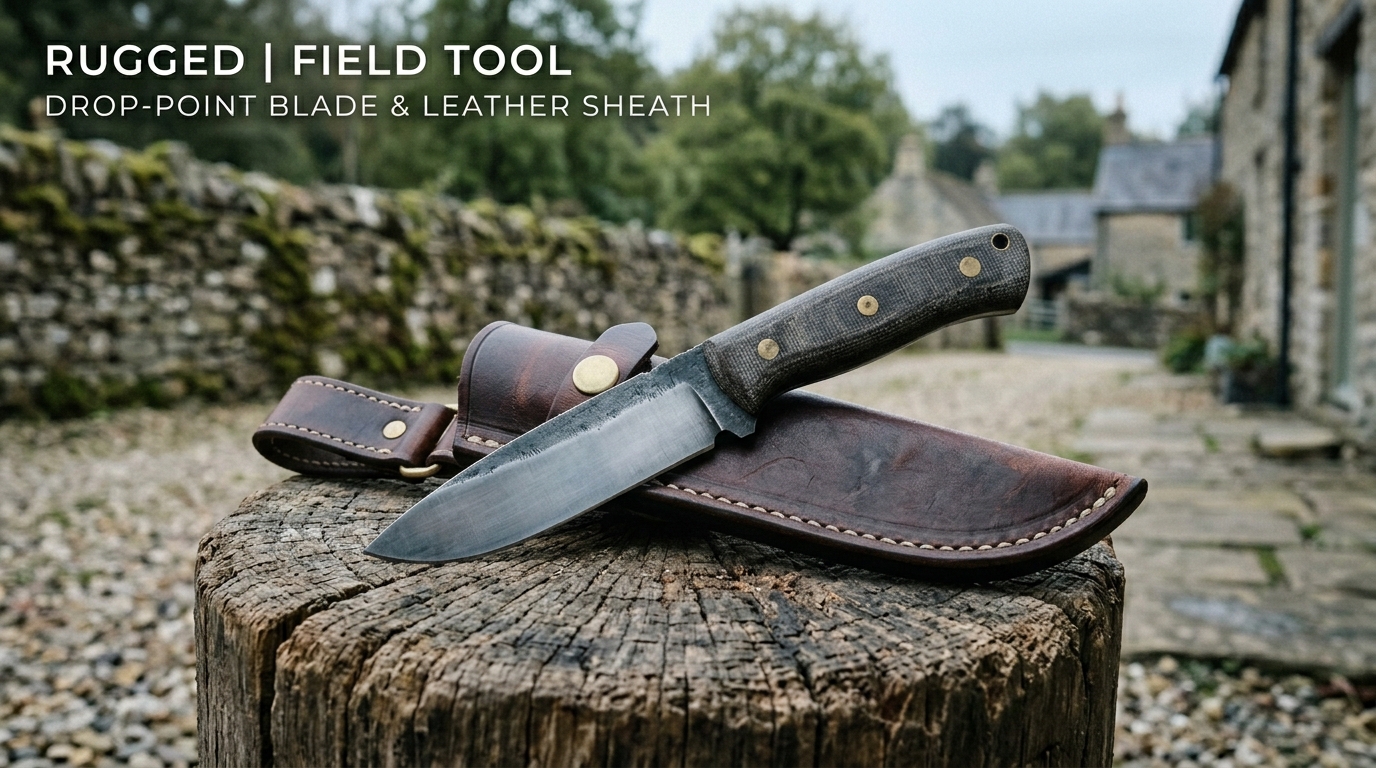 Hunting Knife with Sheath: Essential Field Armor for the Trail