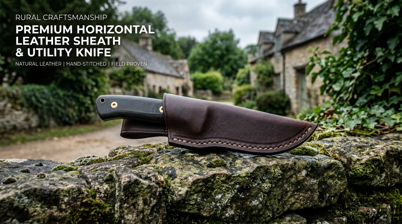 fixed blade knife horizontal sheath