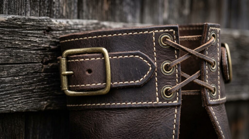 women's leather chaps western