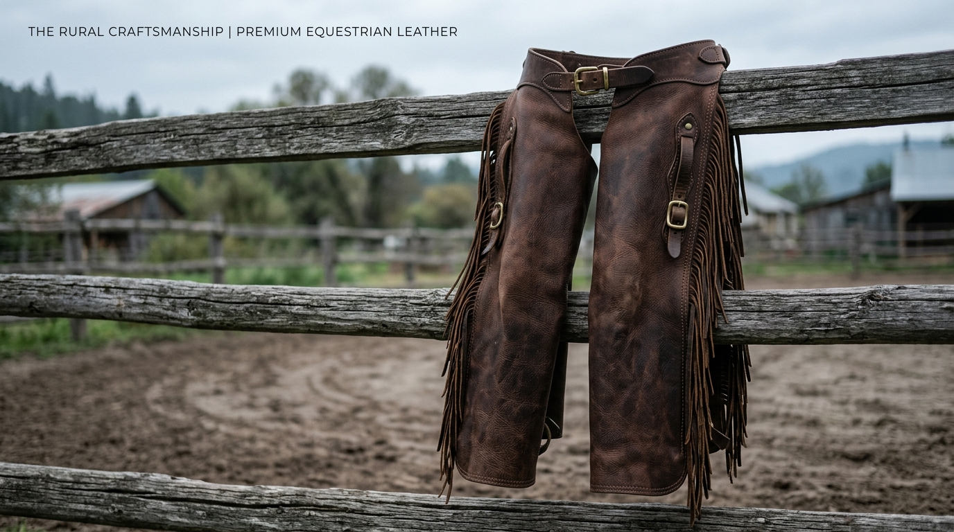 equestrian leather chaps