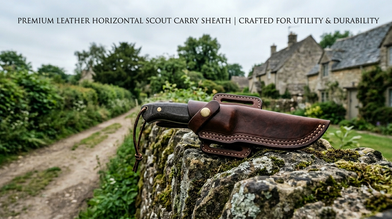 Leather Knife Sheath Horizontal: Ergonomic Mechanics for Daily Utility