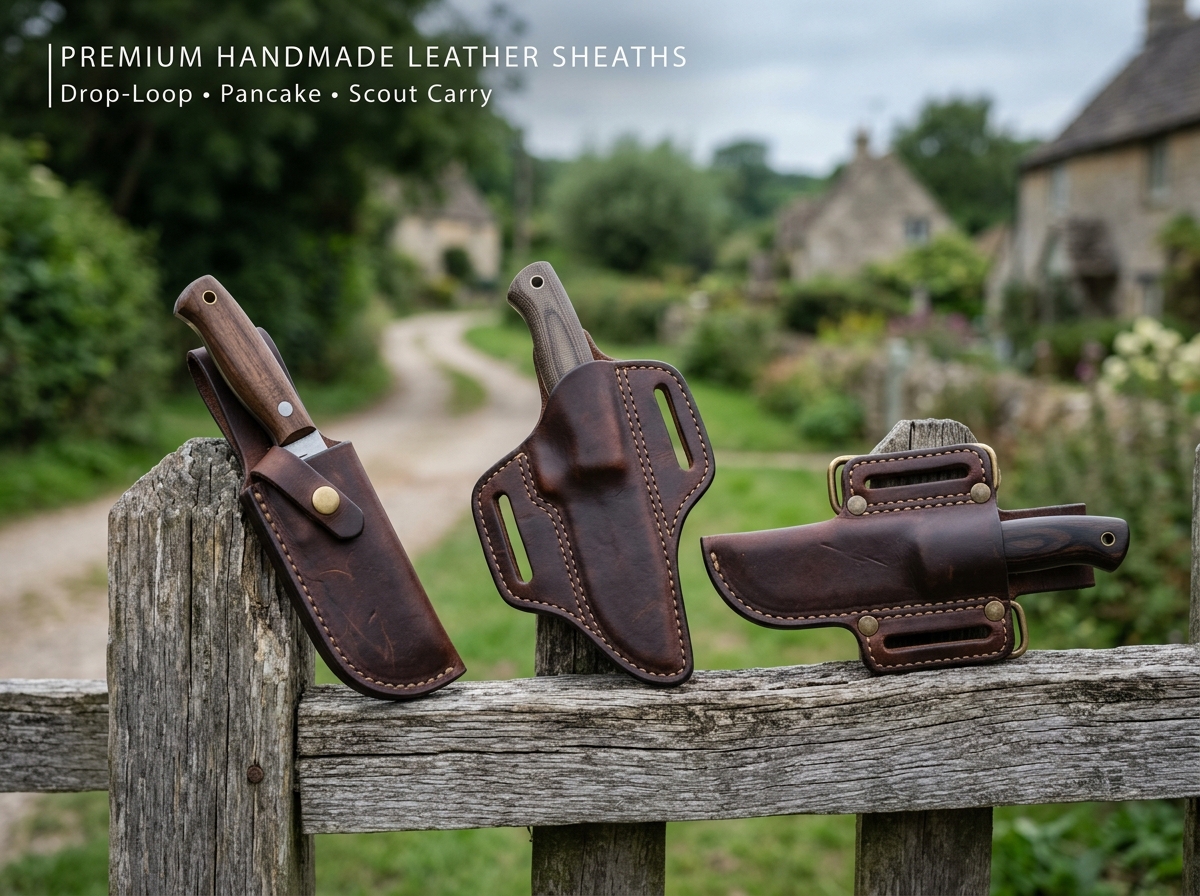 Handmade Leather Knife Sheath Designs: Functional Architecture for the Field