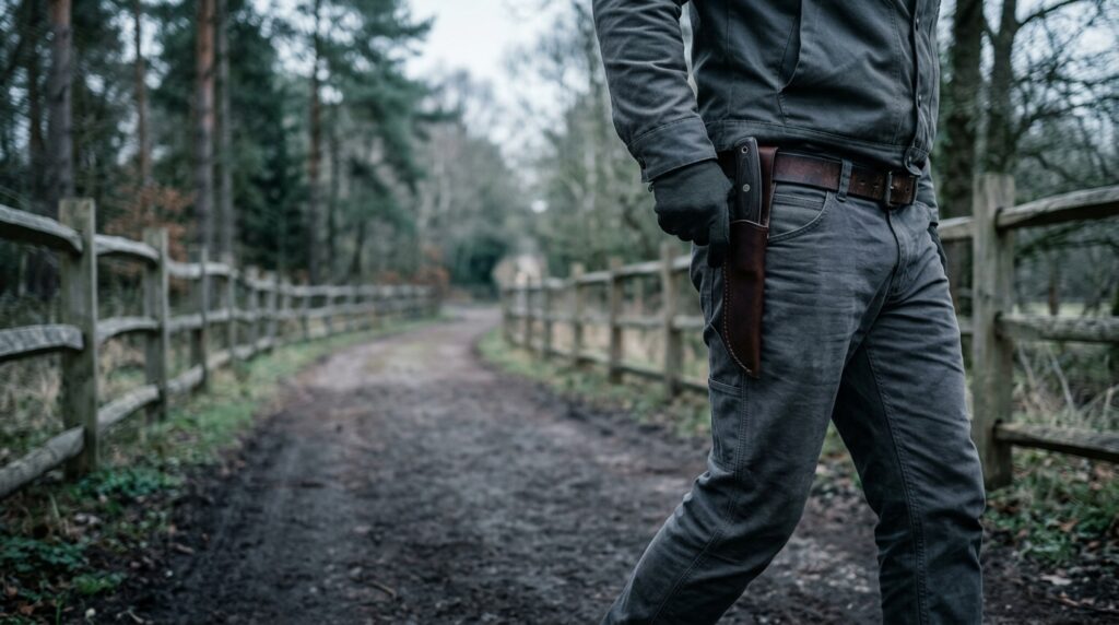 hunting knife with sheath​
