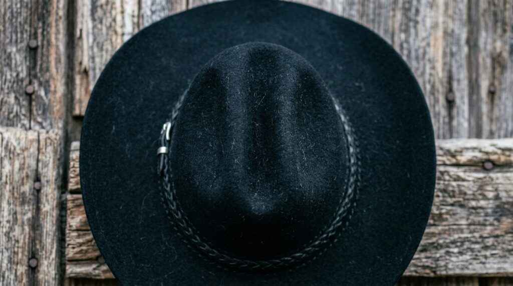 black western cowboy hat​