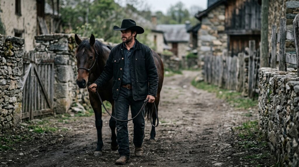 black western cowboy hat​